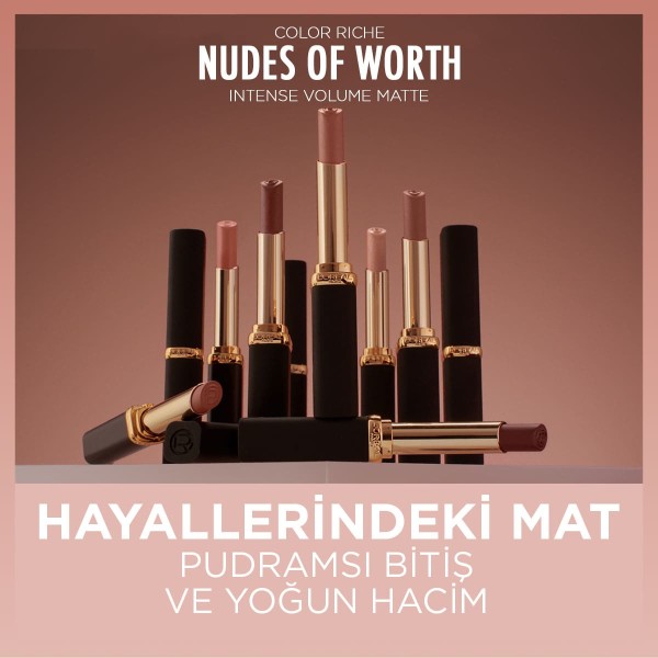 L'Oréal Paris Color Riche Intense Volume Matte Ruj 601 Worth It - 5