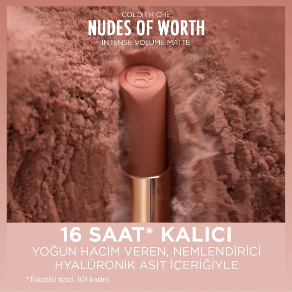 L'Oréal Paris Color Riche Intense Volume Matte Ruj 601 Worth It - 8