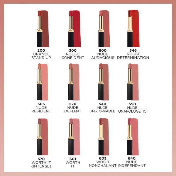 L'Oréal Paris Color Riche Intense Volume Matte Ruj 601 Worth It - 9