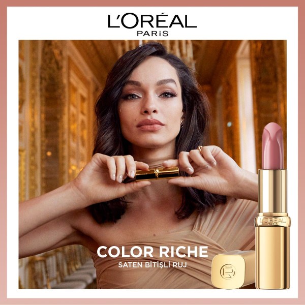 L'Oréal Paris Color Riche Saten Bitişli Ruj 540 Nude Unstoppable - 6