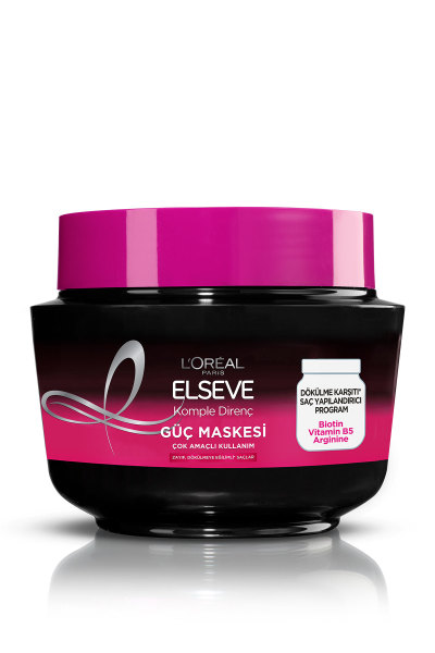 L'Oréal Paris Elseve Arginine Direnç x3 Dökülme Karşıtı Maske 300 Ml - 1