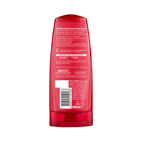 L'Oréal Paris Elseve Colorvive Renk Koruyucu Bakım Kremi 360 Ml - 2