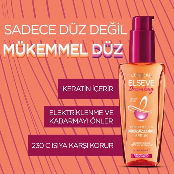 L'Oréal Paris Elseve Dream Long Pürüzsüzleştirici Serum 100 Ml - 5