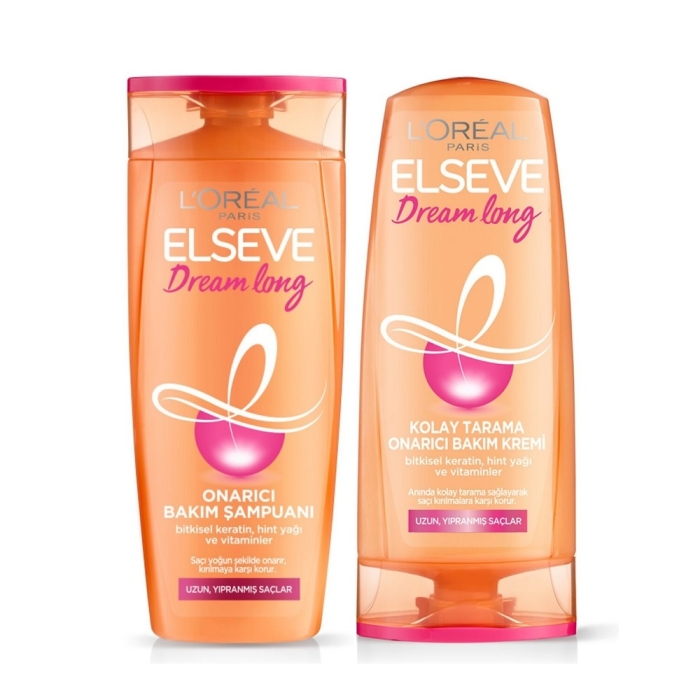 L'Oréal Paris Elseve Dream Long Şampuan 360 Ml+Saç Kremi 175 Ml Set - 1