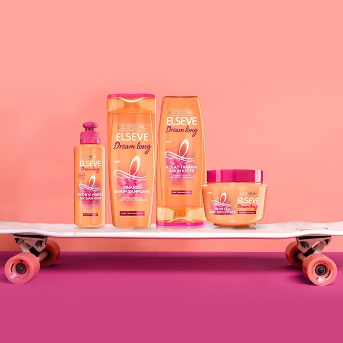 L'Oréal Paris Elseve Dream Long Şampuan 360 Ml+Saç Kremi 175 Ml Set - 4