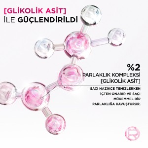 L'Oréal Paris Elseve Glycolic Gloss Mükemmel Parlaklık için Bakım Yapan Şampuan 200 Ml - 3