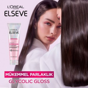 L'Oréal Paris Elseve Glycolic Gloss Mükemmel Parlaklık için Pürüzsüzleştirici Saç Kremi 150 Ml - 2