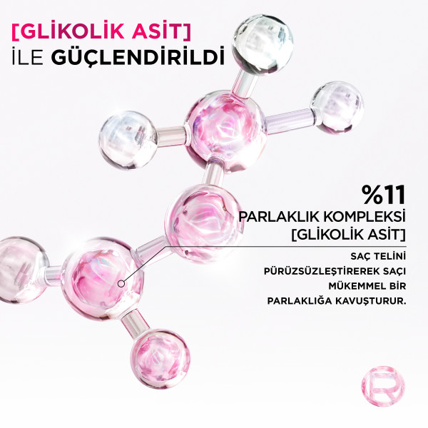 L'Oréal Paris Elseve Glycolic Gloss Mükemmel Parlaklık için Pürüzsüzleştirici Saç Kremi 150 Ml - 3