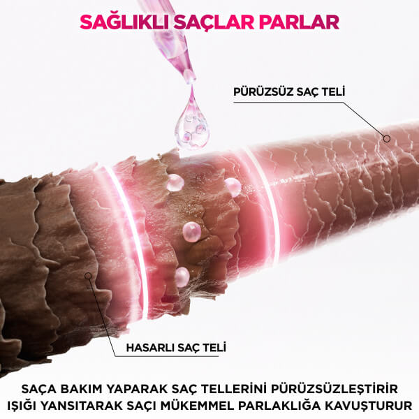 L'Oréal Paris Elseve Glycolic Gloss Mükemmel Parlaklık için Pürüzsüzleştirici Saç Kremi 150 Ml - 4