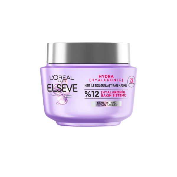 L'Oréal Paris Elseve Hyaluronic 72 Saat Nem ile Dolgunlaştıran Maske 300 Ml - 1