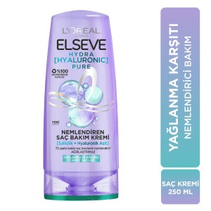 L'Oréal Paris Elseve Hydra Hyaluron Yağlanma Karşıtı Nemlendirici Saç Kremi 250 Ml - 3