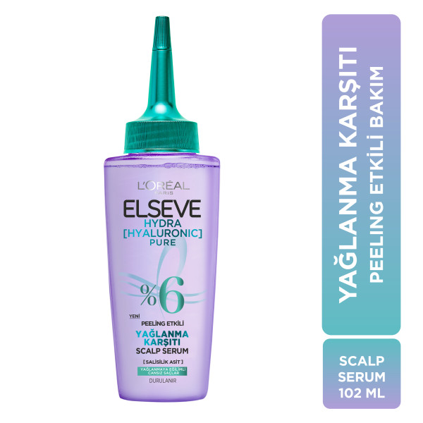 L'Oréal Paris Elseve Hydra Hyaluron Yağlanma Karşıtı Peeling Etkili Saç Derisi Serumu 102 Ml - 3