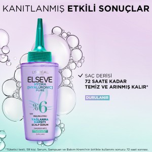 L'Oréal Paris Elseve Hydra Hyaluron Yağlanma Karşıtı Peeling Etkili Saç Derisi Serumu 102 Ml - 6