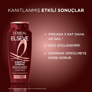 L'Oréal Paris Elseve Komple Direnç Dökülme Karşıtı Şampuan 300 Ml - 4