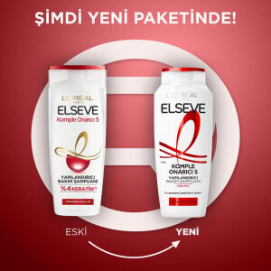 L'Oréal Paris Elseve Komple Onarıcı 5 Yapılandırıcı Bakım Şampuanı 300 Ml - 5