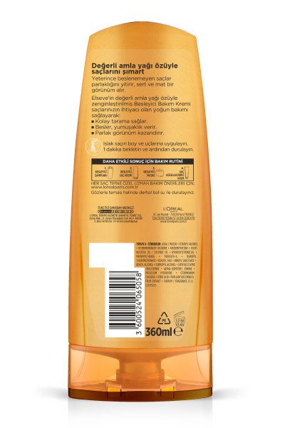 L'Oréal Paris Elseve Mucizevi Yağ Besleyici Bakım Kremi 360 Ml - 2