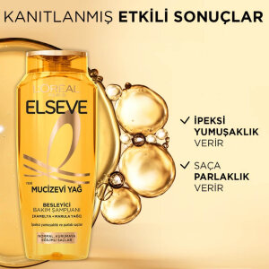 L'Oréal Paris Elseve Mucizevi Yağ Besleyici Bakım Şampuanı 300 Ml - 4