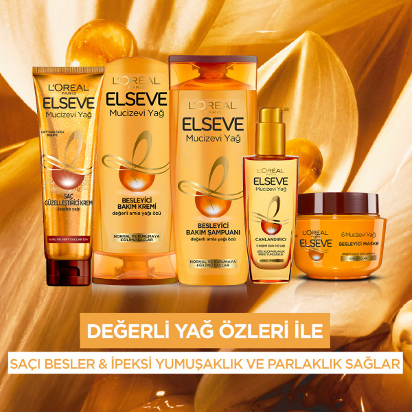 L'Oréal Paris Elseve Mucizevi Yağ Besleyici Bakım Şampuanı 360 Ml - 4