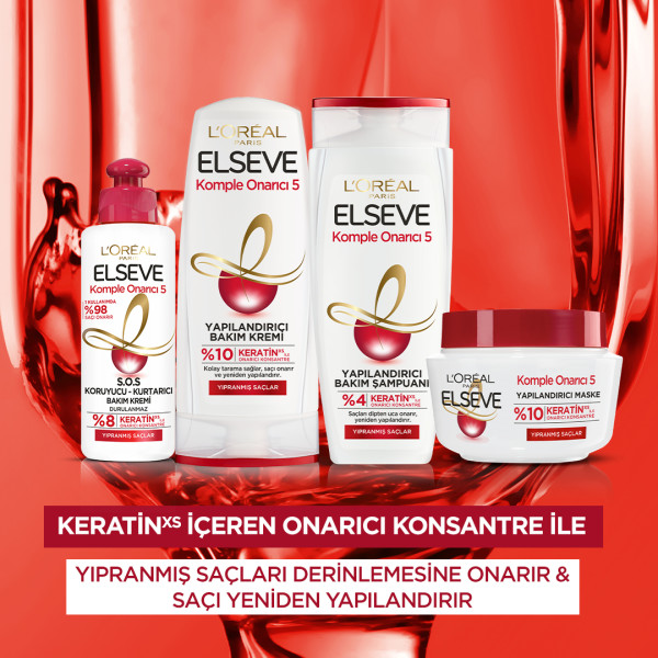 L'Oréal Paris Elseve Yapılandırıcı Bakım Şampuanı 450 Ml - 4