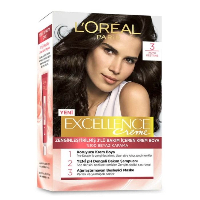 L'Oréal Paris Excellence Creme Saç Boyası 3 - 1