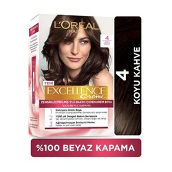 Loreal Paris Excellence - L'Oréal Paris Excellence Creme Saç Boyası 4 Koyu Kahve