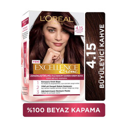 L'Oréal Paris Excellence Creme Saç Boyası 4.15 Büyüleyici Kahve - Loreal Paris Excellence