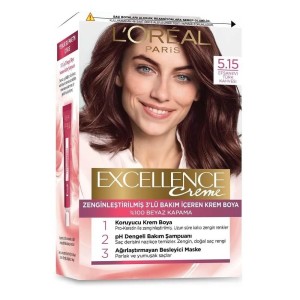 Loreal Paris Excellence - L'Oréal Paris Excellence Creme Saç Boyası 5.15 Efsanevi Türk Kahvesi