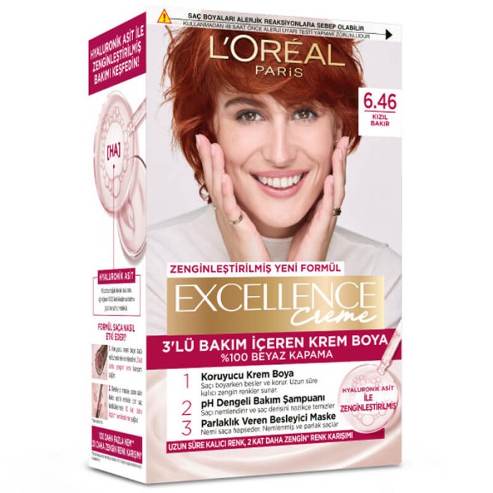 L'Oréal Paris Excellence Creme Saç Boyası 6.46 - 1