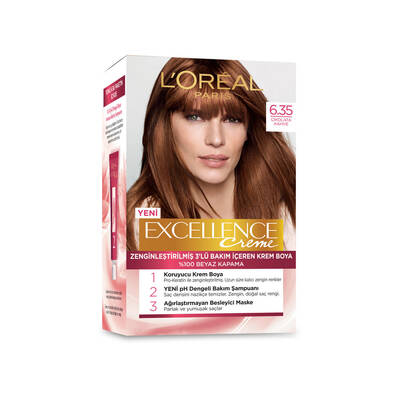 L'Oréal Paris Excellence Creme Saç Boyası 6.35 Çikolata Kahve - 2