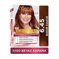 Loreal Paris Excellence - L'Oréal Paris Excellence Creme Saç Boyası 6.45 Bakır Kahve