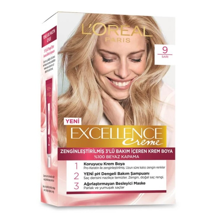 L'Oréal Paris Excellence Creme Saç Boyası 9 - 1