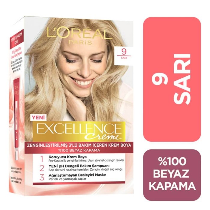 L'Oréal Paris Excellence Creme Saç Boyası 9 - 2