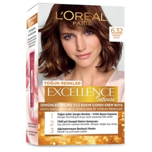 L'Oréal Paris Excellence Intense Saç Boyası 6.32 - Excellence Intense