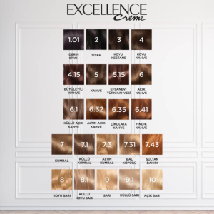 L'Oréal Paris Excellence Pure Blond Saç Boyası 5.02 Bronz Kahve - 7