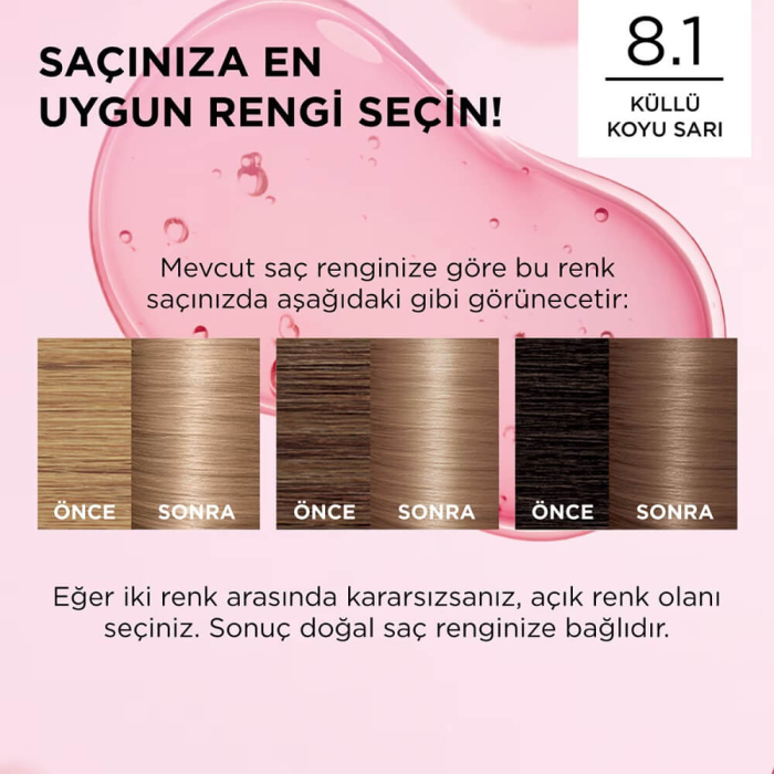 L'Oréal Paris Excellence Pure Blond Saç Boyası 8.1 - 6