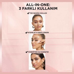 L'Oréal Paris Glotion All-In-One Doğal Işıltı 903 - Medium Glow - 5
