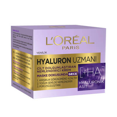L'Oréal Paris Hyaluron Uzmanı Cilt Nemlendirici Gece Kremi 50 Ml - 3