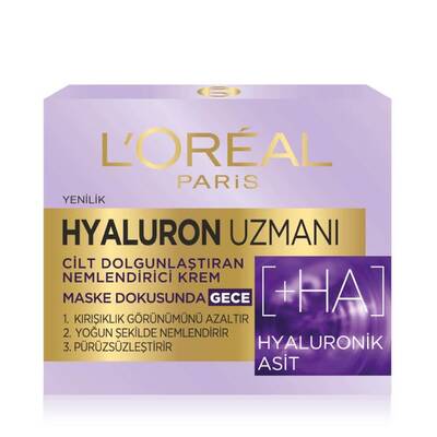 L'Oréal Paris Hyaluron Uzmanı Cilt Nemlendirici Gece Kremi 50 Ml - 2