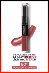 L'Oréal Paris Infaillable Lipstick 2 Steps 801 Toujours - 2