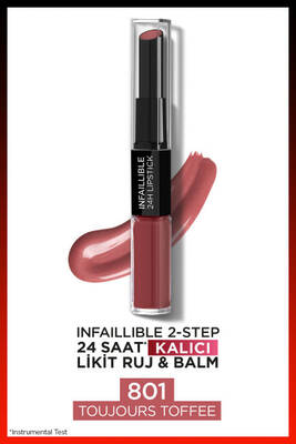 L'Oréal Paris Infaillable Lipstick 2 Steps 801 Toujours - 2