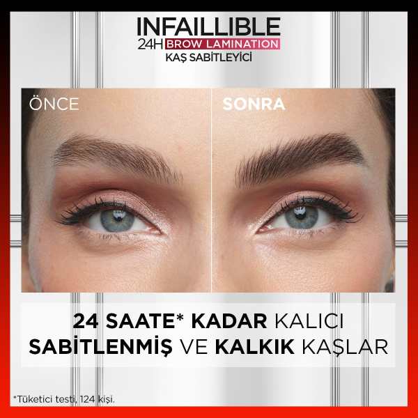 L'Oréal Paris Infaillible 24H Brow Lamination Şeffaf Kaş Sabitleyici - 6