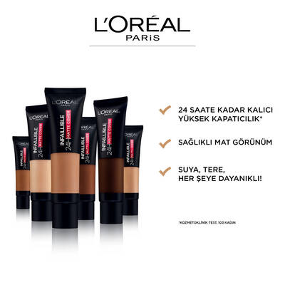 L'Oréal Paris Infaillible 24H Matte Cover Foundation 200 Golden Sand - 7