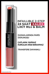L'Oréal Paris Infaillable Lipstick 2 Steps 312 Incessant Russet - 4