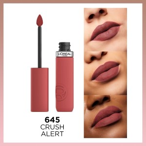 L'Oréal Paris Infaillible Matte Resistance Likit Mat Ruj - 645 Crush Alert - 3