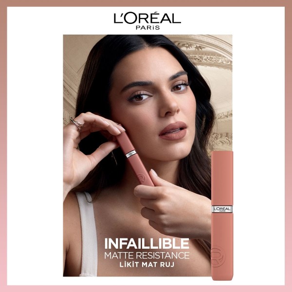 L'Oréal Paris Infaillible Matte Resistance Likit Mat Ruj - 645 Crush Alert - 8