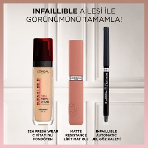 L'Oréal Paris Infaillible Matte Resistance Likit Mat Ruj - 645 Crush Alert - 9