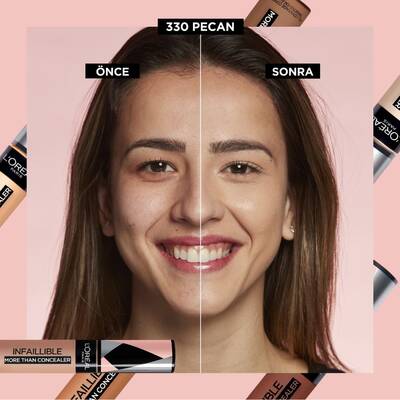 L'Oréal Paris Infaillible Tüm Yüze Uygulanabilir Kapatıcı 330 Pecan - 4