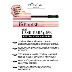L'Oréal Paris Lash Paradise Intense Mascara Black - 6