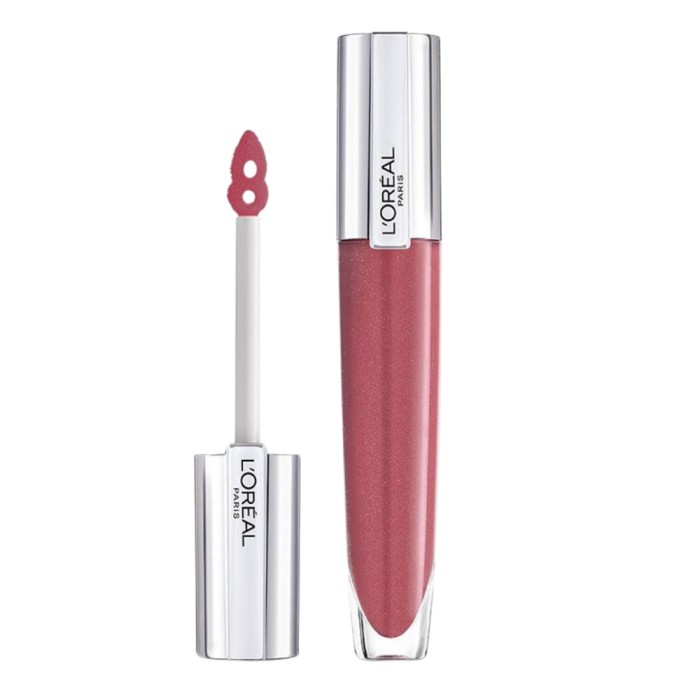 L'Oréal Paris Lipgloss Rouge Signature Ruj Plump 404 Assert - 1
