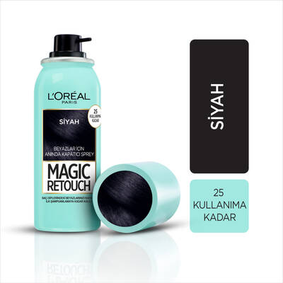 L'Oréal Paris Magic Retouch Beyaz Dipleri Kapatıcı Sprey 01 Noir - 2